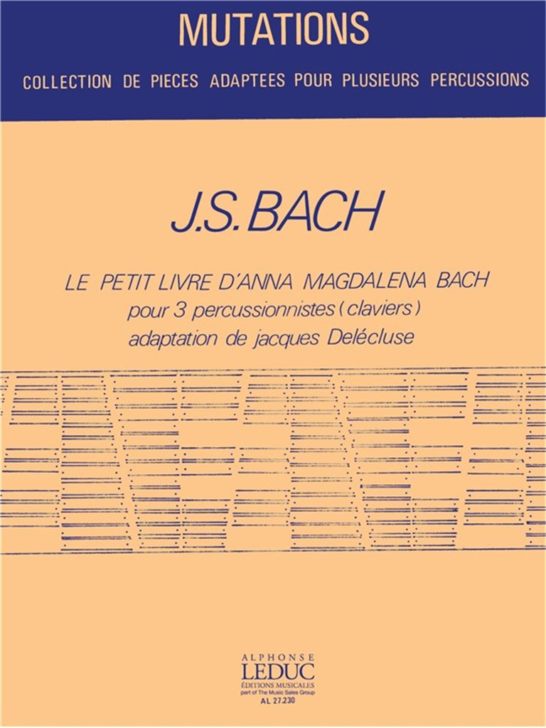 Petit Livre D'Anna Magdalena Bach